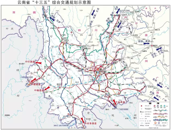 图说云南十三五规划(基建部分) - 云南省智慧城市集成